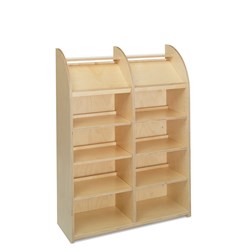 E21110 - single-sided with 10 shelves (8 adjustable)