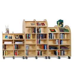 E21150 - double-sided with 16 shelves (12 adjustable)