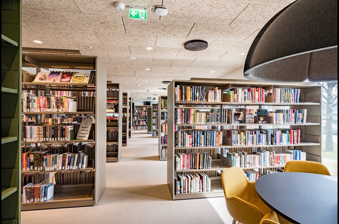 Bibliothèque municipale de Ringebu, Norvège - Bibliothèque municipale et BDP
