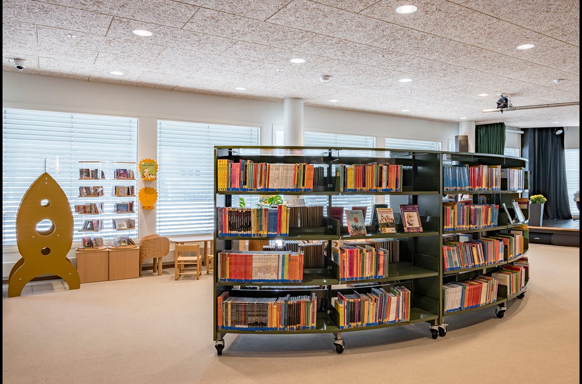 Bibliothèque municipale de Ringebu, Norvège - Bibliothèque municipale et BDP