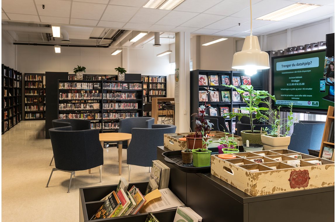 Öffentliche Bibliothek Kløfta, Norwegen - Öffentliche Bibliothek