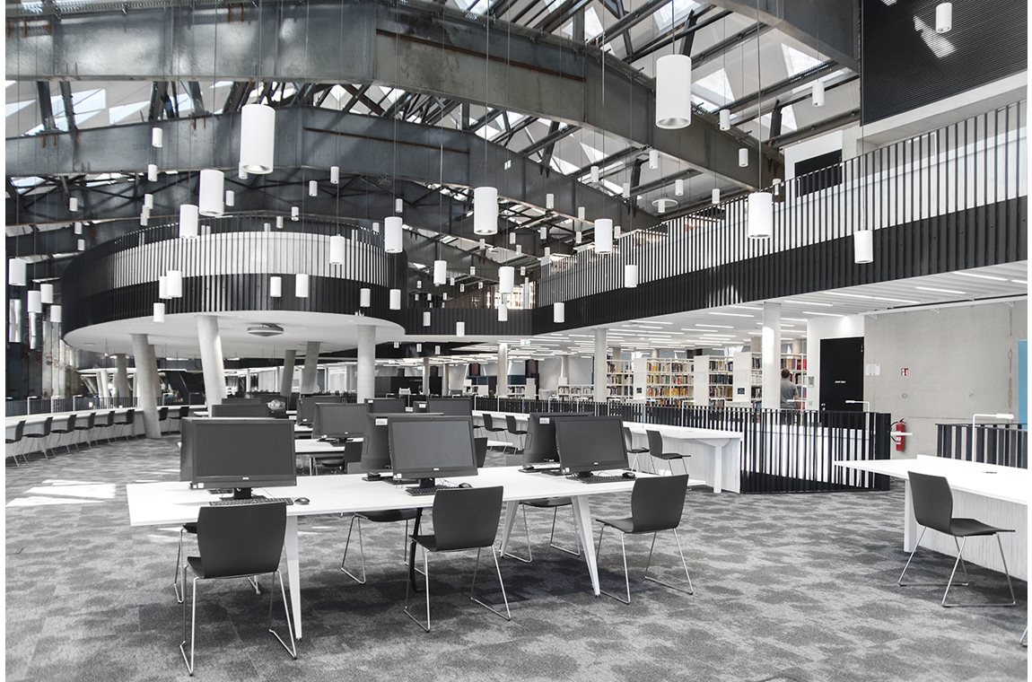 Luxembourg Universitet, Belval Campus, Luxembourg - Akademiska bibliotek
