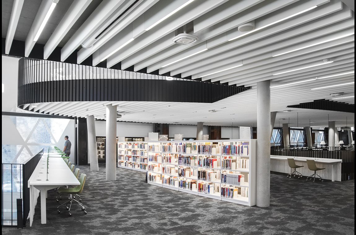 University of Luxembourg, Campus Belval, Luxembourg - Academic library