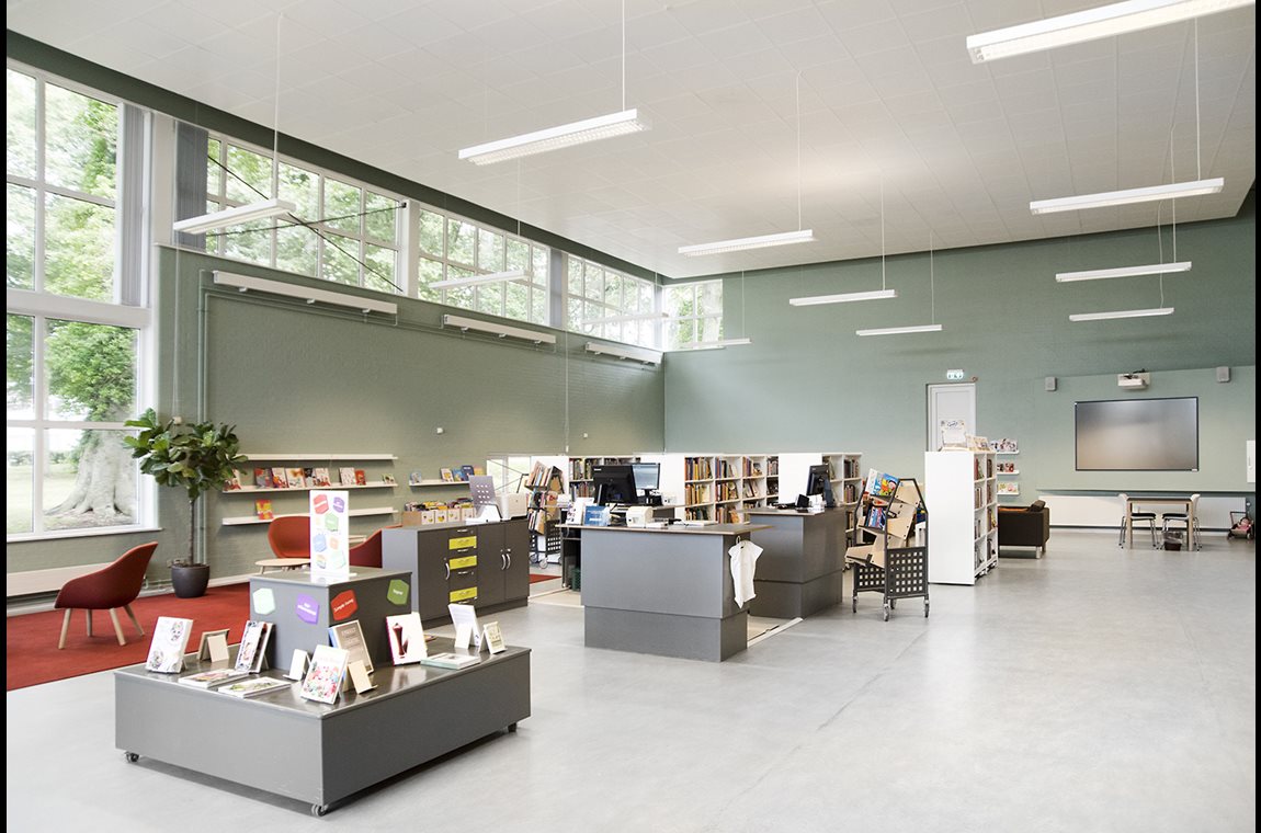 Bibliothèque municipale de Rødekro, Danemark - Bibliothèque municipale et BDP