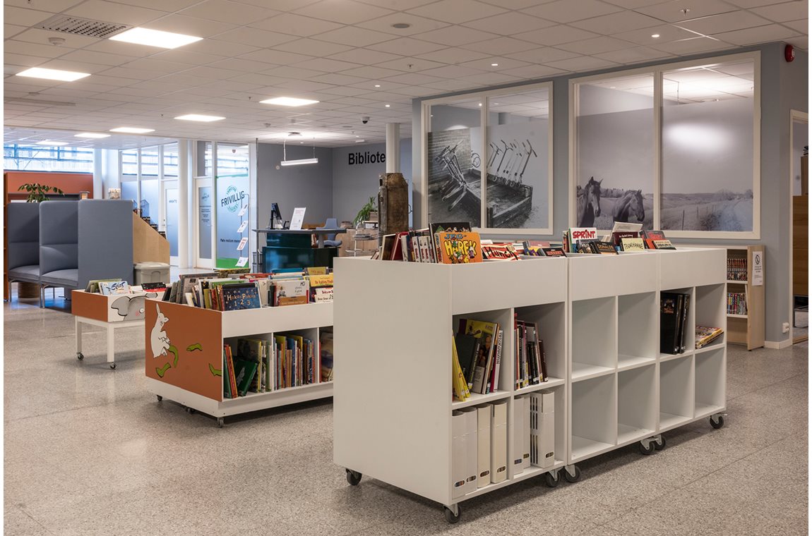Openbare bibliotheek Trøgstad, Noorwegen - Schoolbibliotheek