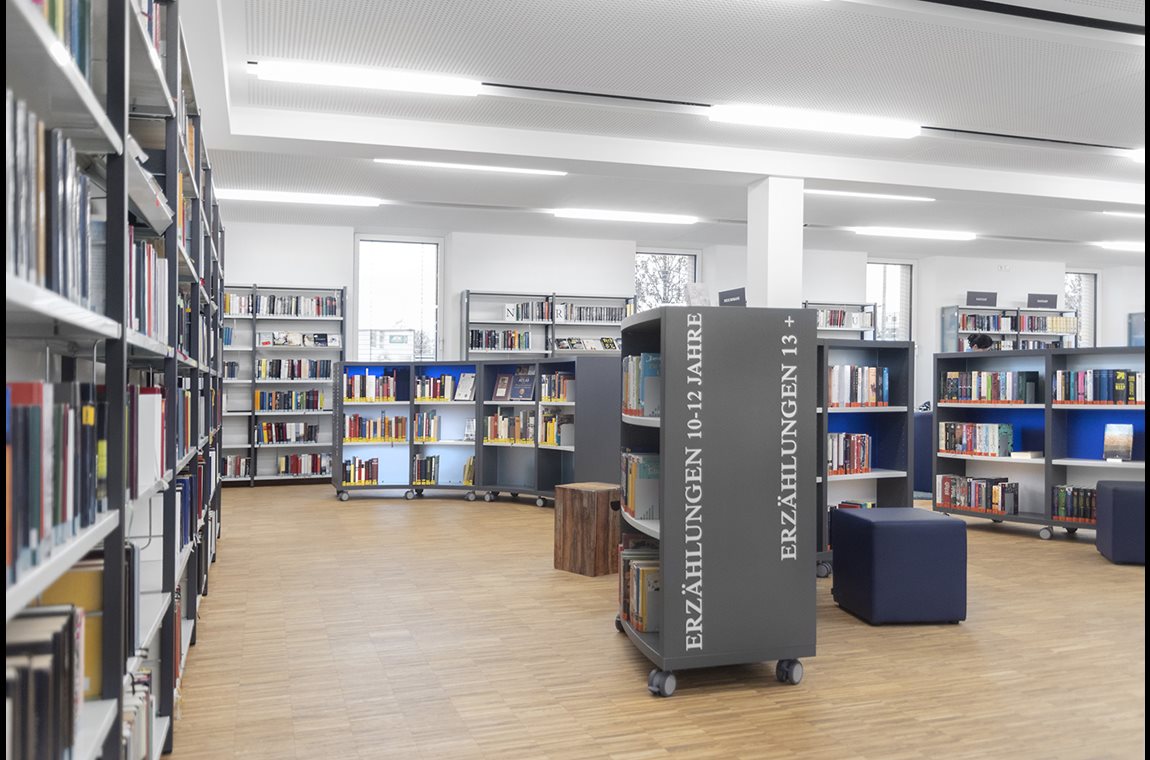 Bibliothèque municipale de Buchloe, Allemagne - Bibliothèque municipale et BDP
