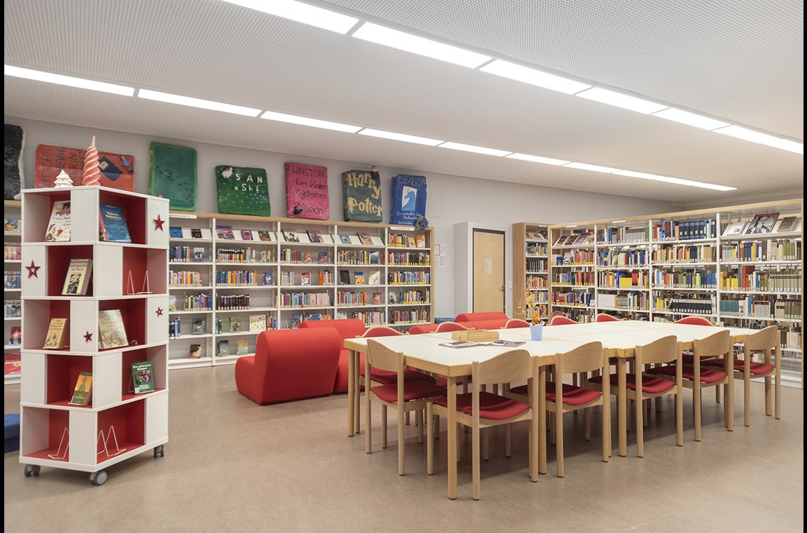Schoolbibliotheek Bertolt-Brecht, Munchen, Duitsland - Schoolbibliotheek