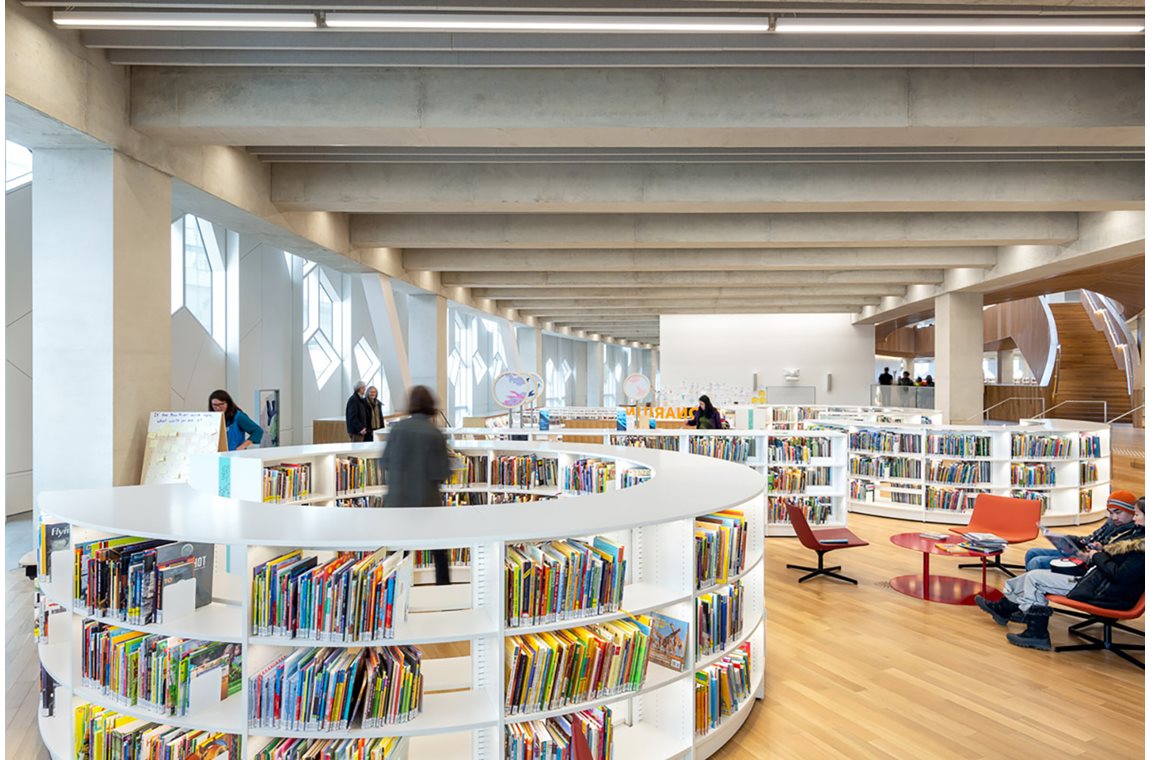 Bibliothèque municipale de Calgary, Canada - Bibliothèque municipale et BDP