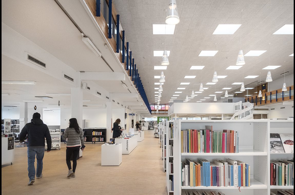 Bibliothèque municipale de Hvidovre, Danemark - Bibliothèque municipale et BDP