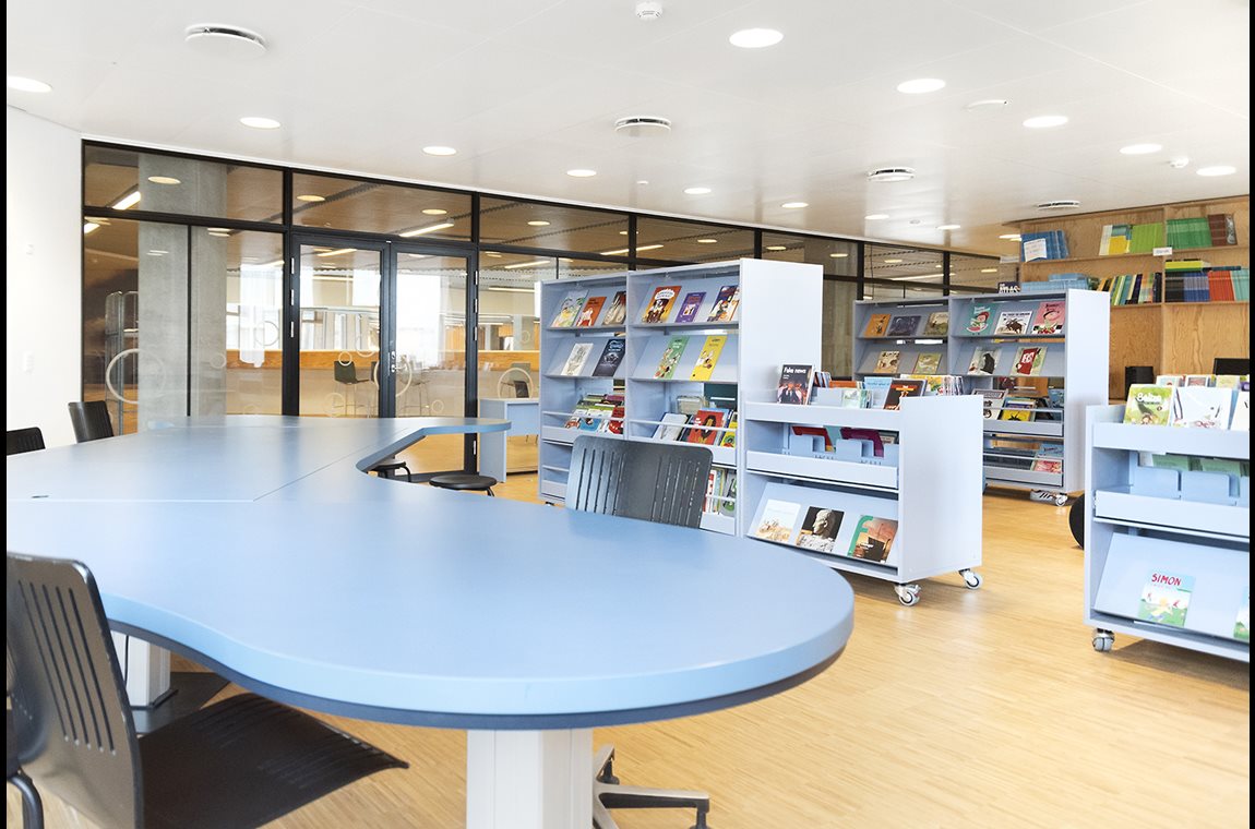 Skolen i Sydhavnen, Denemarken - Schoolbibliotheek