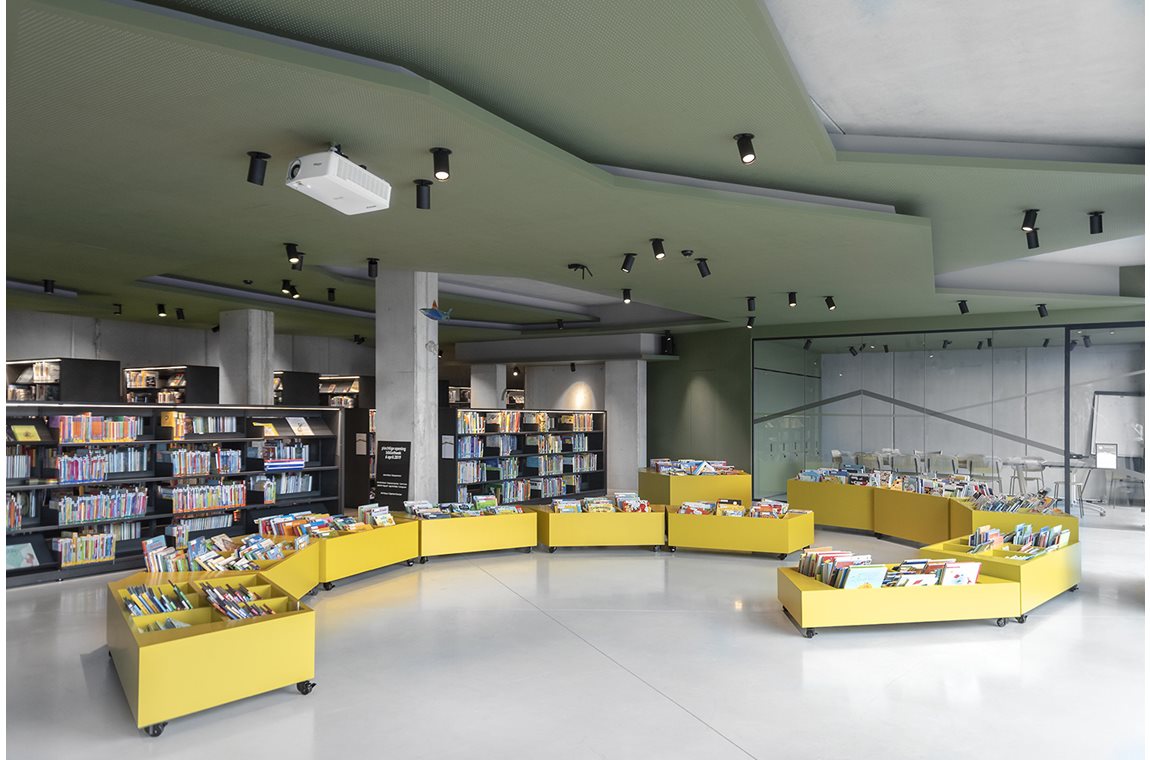 Bibliothéque municipale de Boom, Belgique - Bibliothèque municipale et BDP