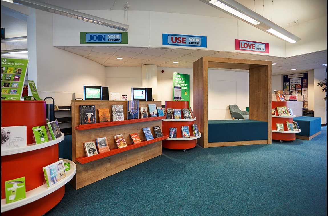 Rugby Bibliotek, Storbritannien - Offentligt bibliotek