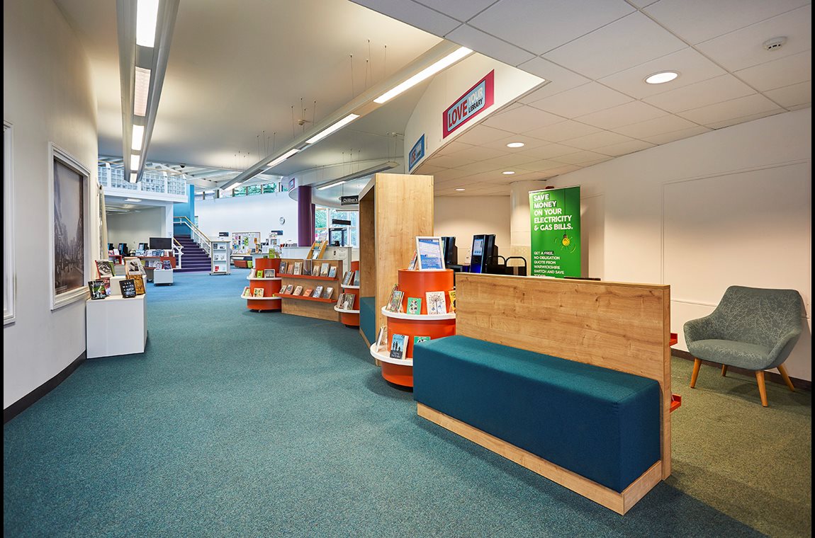 Rugby bibliotek, Storbritannien - Offentliga bibliotek
