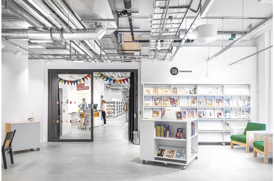 Openbare Bibliotheek Fittja, Zweden - Openbare bibliotheek