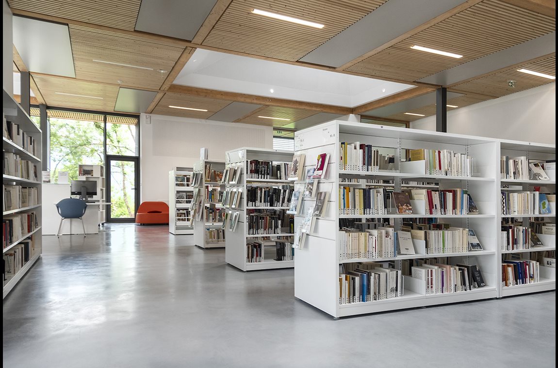 Montbonnot Bibliotek, Frankrig - Offentligt bibliotek