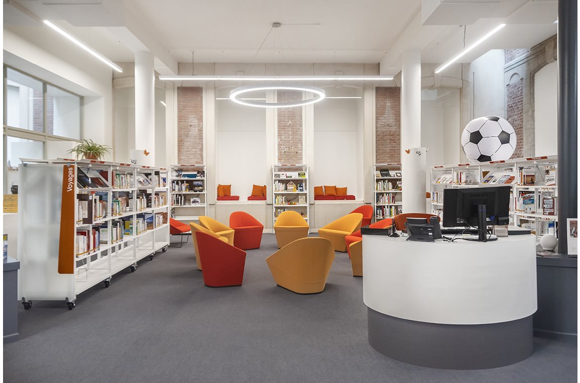 Simone Veil bibliotek, Valenciennes, Frankrike - Offentliga bibliotek