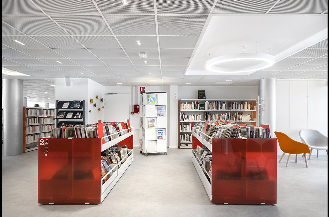 Bourg Saint Maurice bibliotek, Frankrike - Offentliga bibliotek
