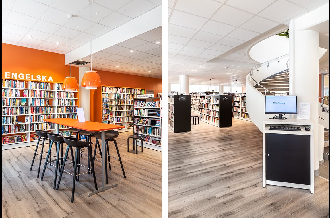 Bibliothèque municipale de Täby, Suède - Bibliothèque municipale et BDP