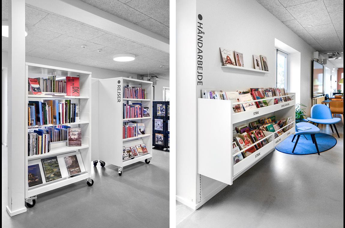 Them bibliotek, Danmark - Offentliga bibliotek