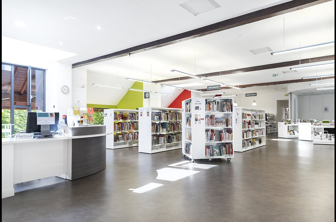 La Rochette Bibliotek, Frankrig - Offentligt bibliotek