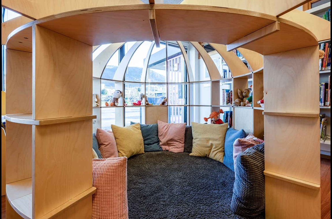Openbare Bibliotheek Jørpeland, Noorwegen - Openbare bibliotheek