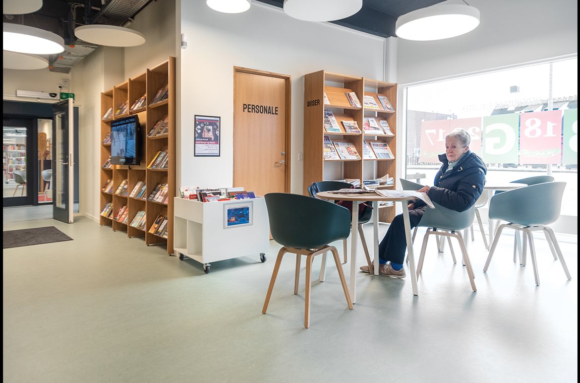 Openbare Bibliotheek Hedehusene, Denemarken - Openbare bibliotheek