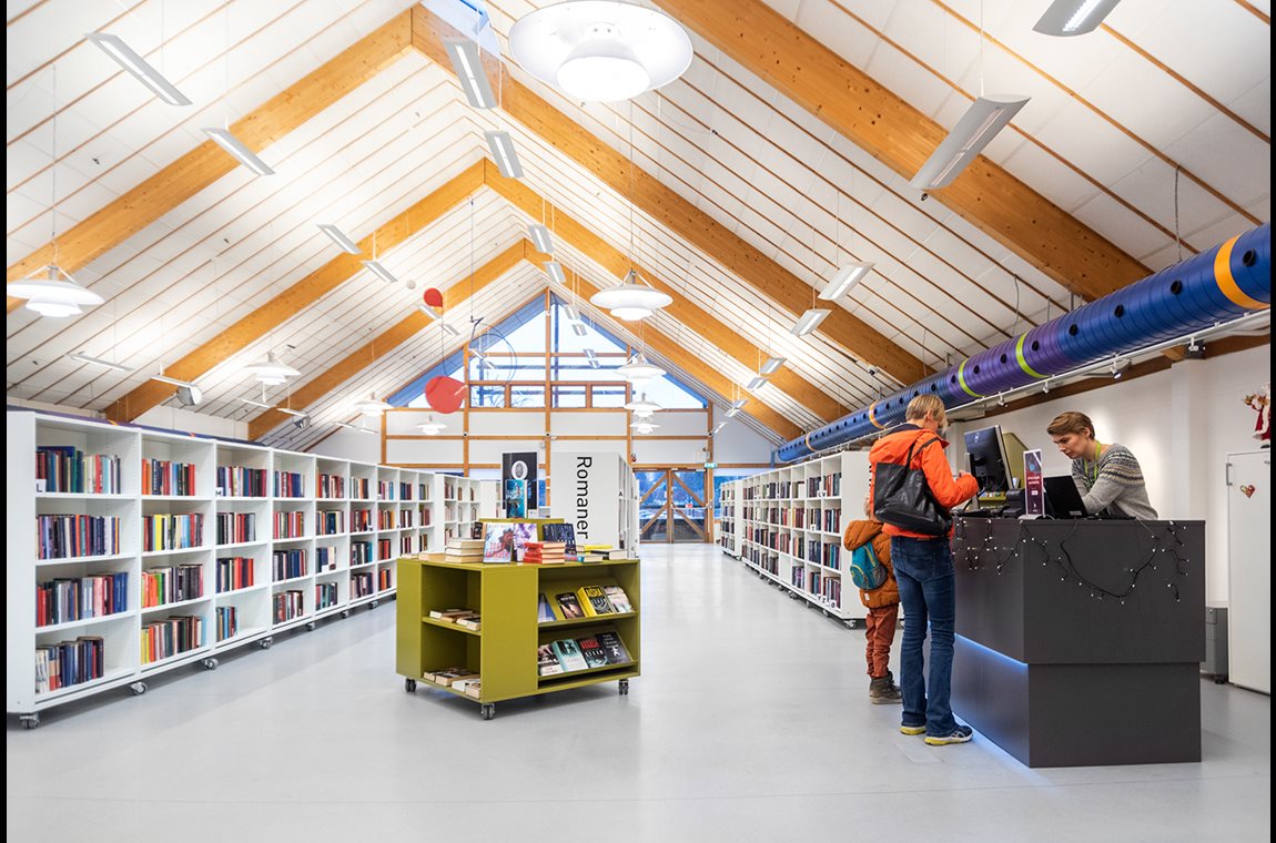 Bibliothèque publique de Birkerød, Danemark - Bibliothèque municipale et BDP