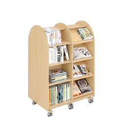 E21160 - double-sided with 20 shelves (16 adjustable)