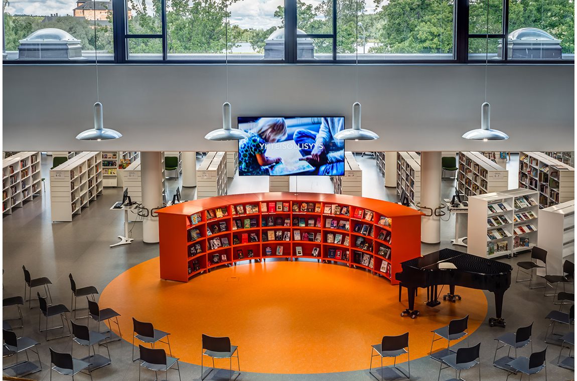 Hämeenlinna Bibliotek, Finland - Offentligt bibliotek