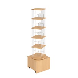 E23482 - For paperbacks/DVDs, with castors