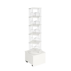 E23483 - For paperbacks/DVDs, with castors