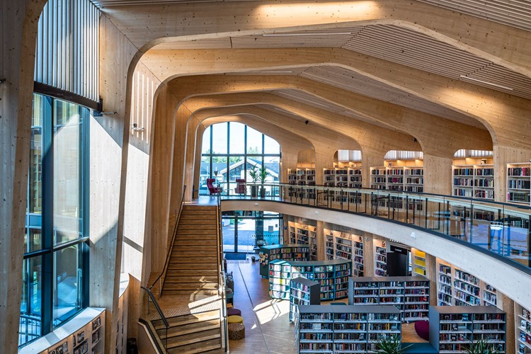 Nord-Odal Bibliothek, Norwegen