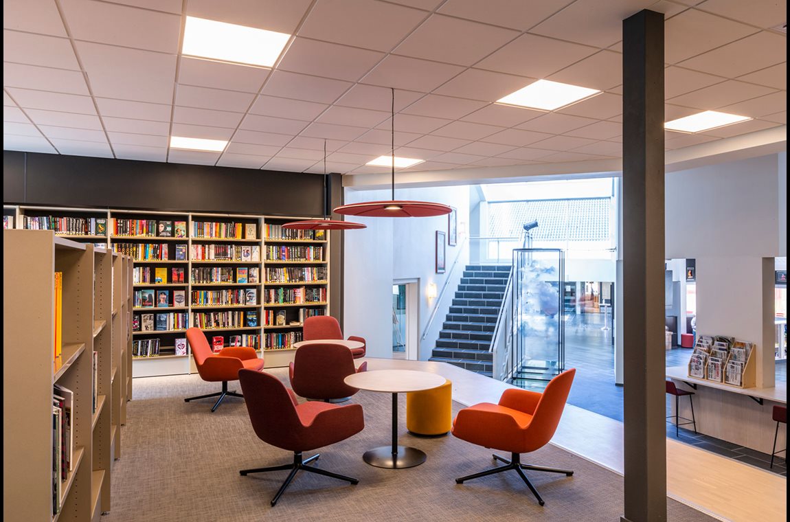Bibliothèque municipale de Ål, Norvège - Bibliothèque municipale et BDP