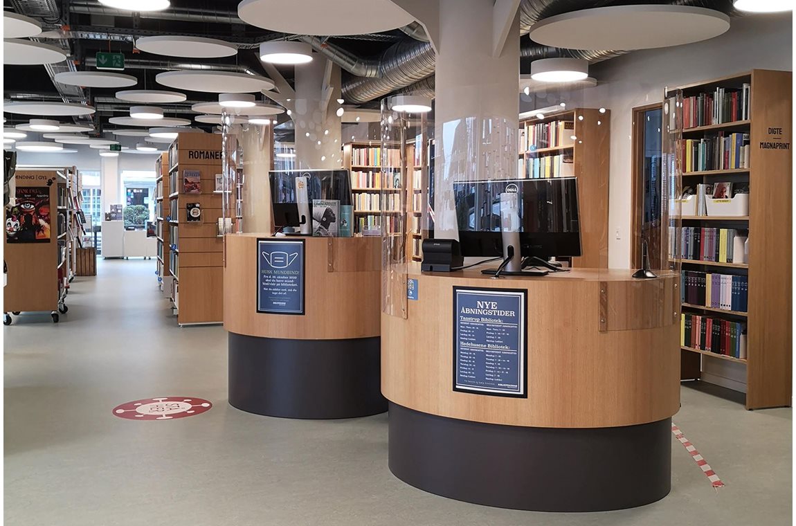 Bibliothèque publique de Hedehusene, Danemark - Bibliothèque municipale