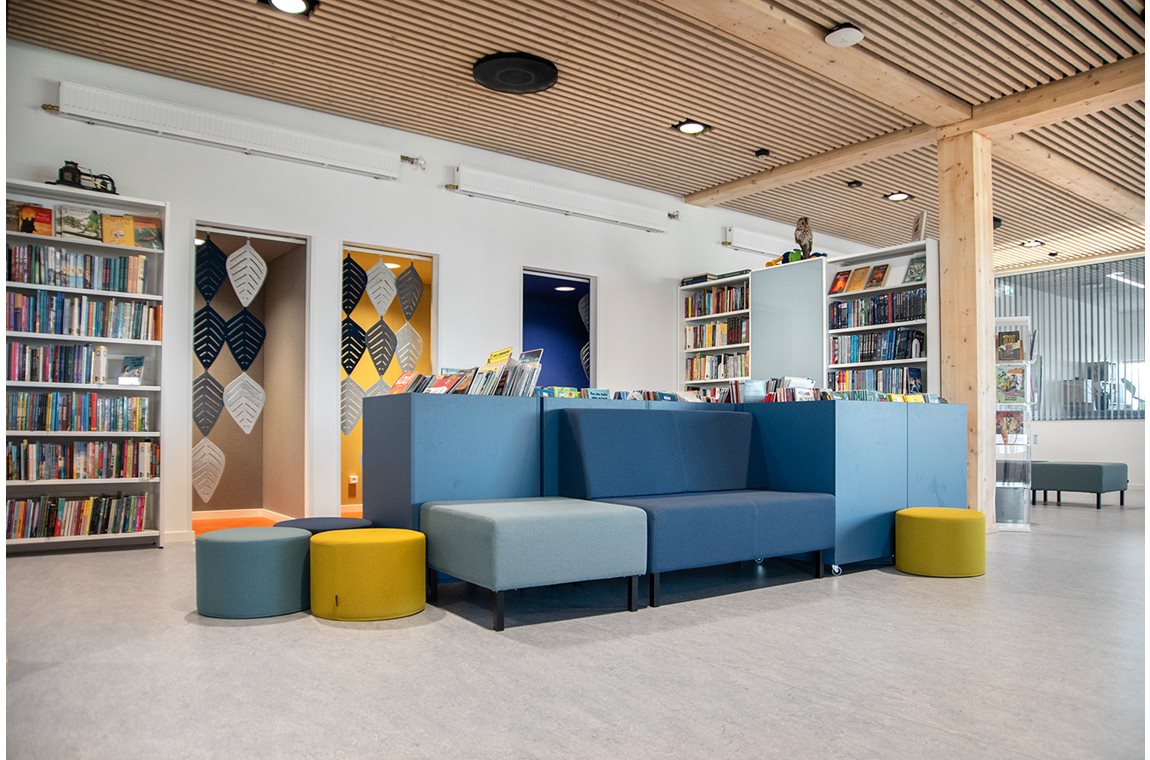 Schulbibliothek Erlev, Dänemark - Schulbibliothek