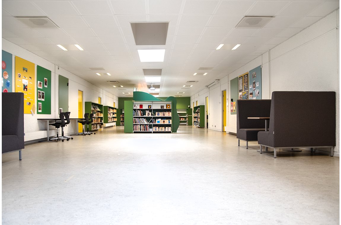 Herningsholmskolen, Denmark - School library