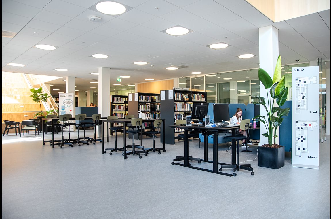 UC Syd / SDU Esbjerg, Danemark - Bibliothèque universitaire et d’école supérieure