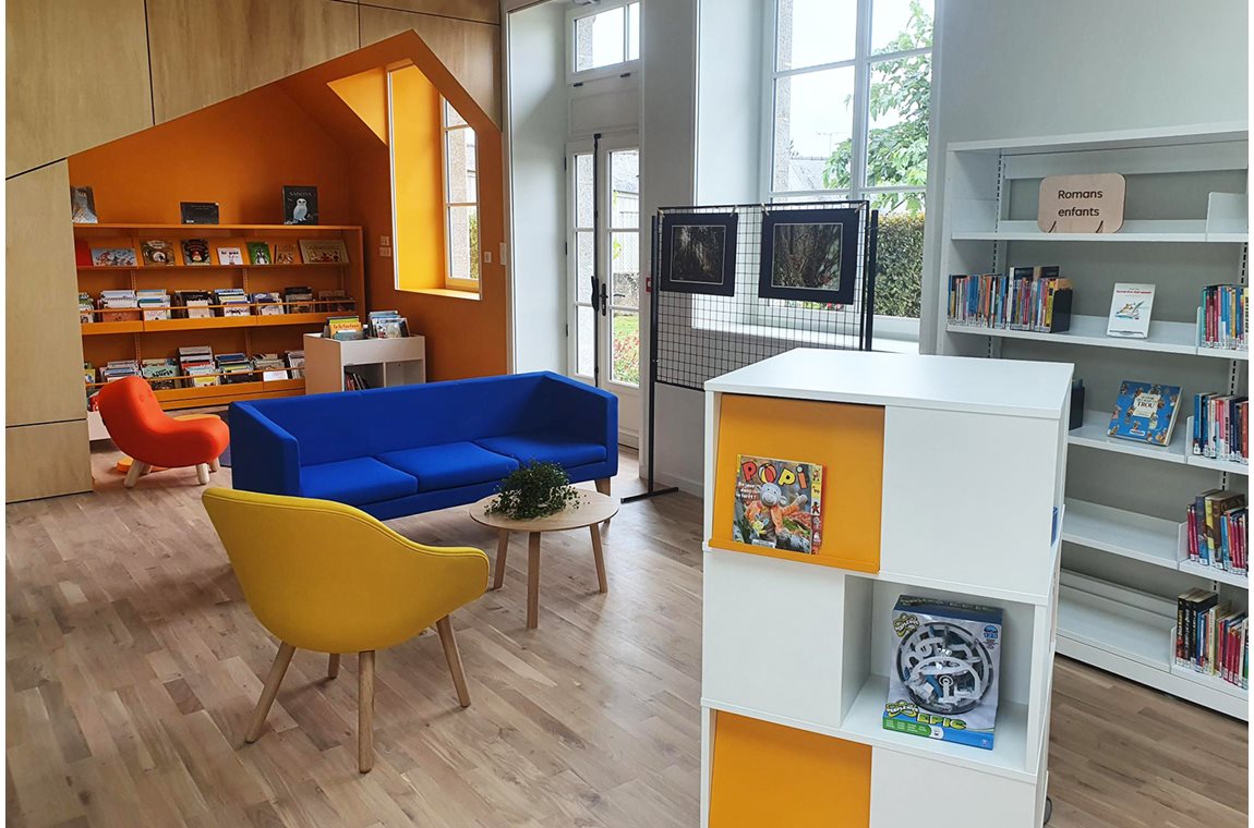 Openbare bibliotheek Mellé, Frankrijk - Openbare bibliotheek