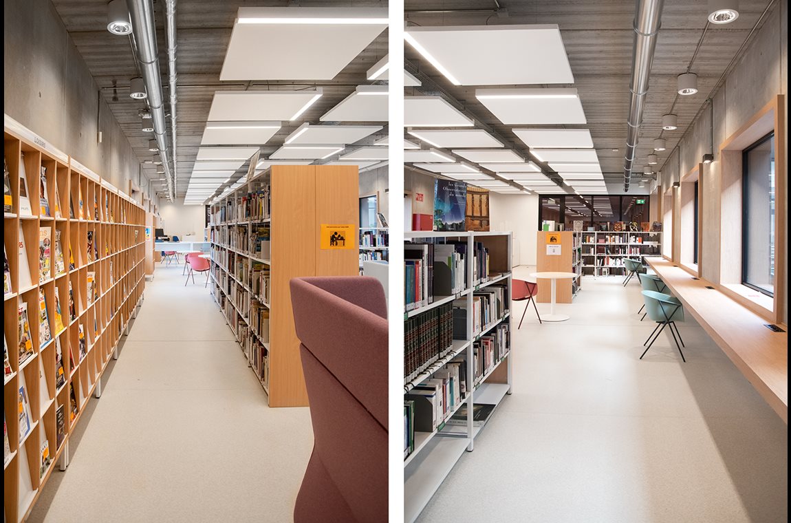 La Louviere bibliotek, Belgien - Offentliga bibliotek