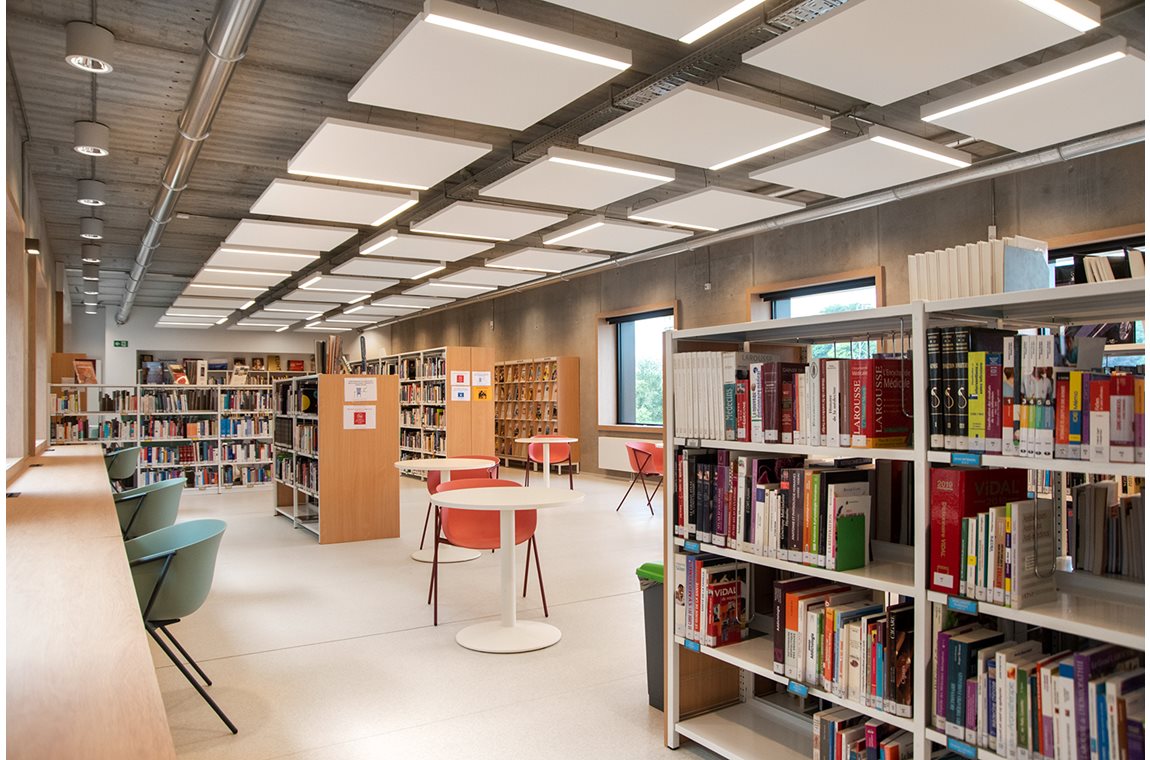 La Louviere Bibliotek, Belgien - Offentligt bibliotek