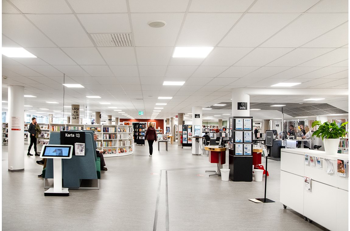 Bibliothèque municipale de Motala, Suède - Bibliothèque municipale et BDP