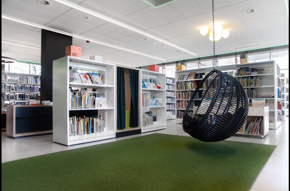 Bibliothèque municipale de As, Belgique - Bibliothèque municipale et BDP