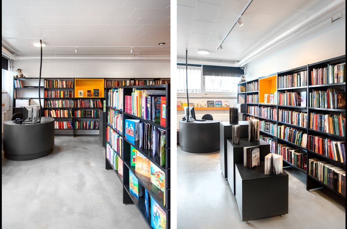 Schoolbibliotheek Sankt Knud Lavard, Lyngby, Denemarken - Schoolbibliotheek