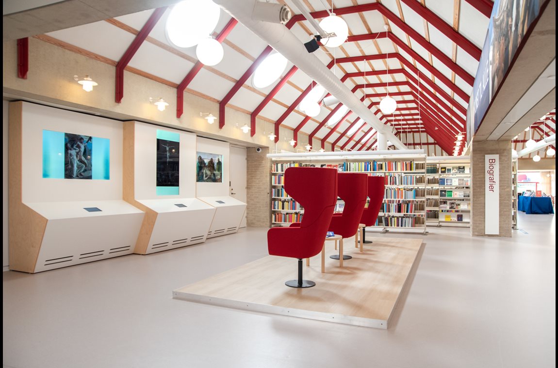 Bibliothèque municipale de Ringsted, Danemark - Bibliothèque municipale et BDP