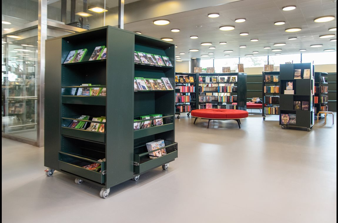 Bibliothèque municipale d'Lyngby, Danemark - Bibliothèque municipale et BDP