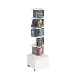 E23483 - Für Taschenbücher/DVDs, mit Rollen