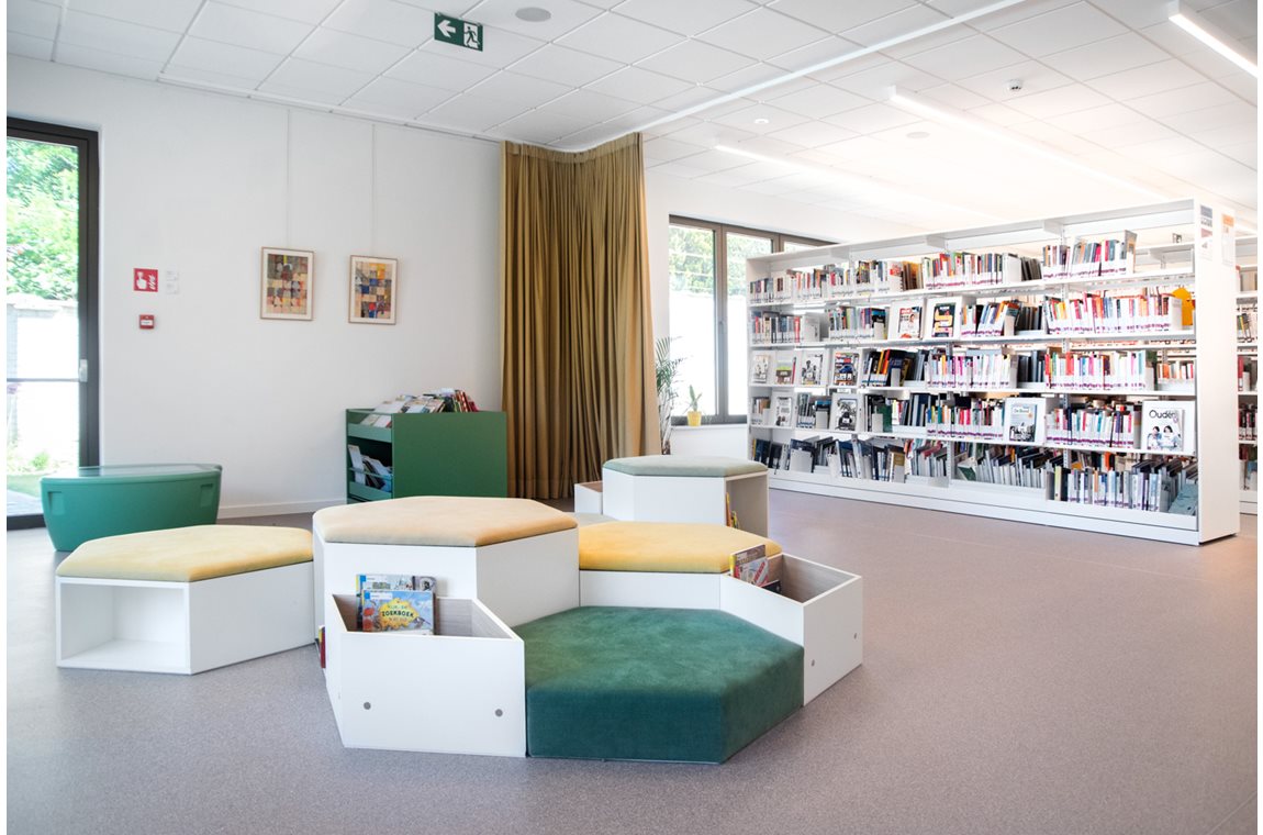 De Mouterij bibliotek, Belgien - Offentliga bibliotek