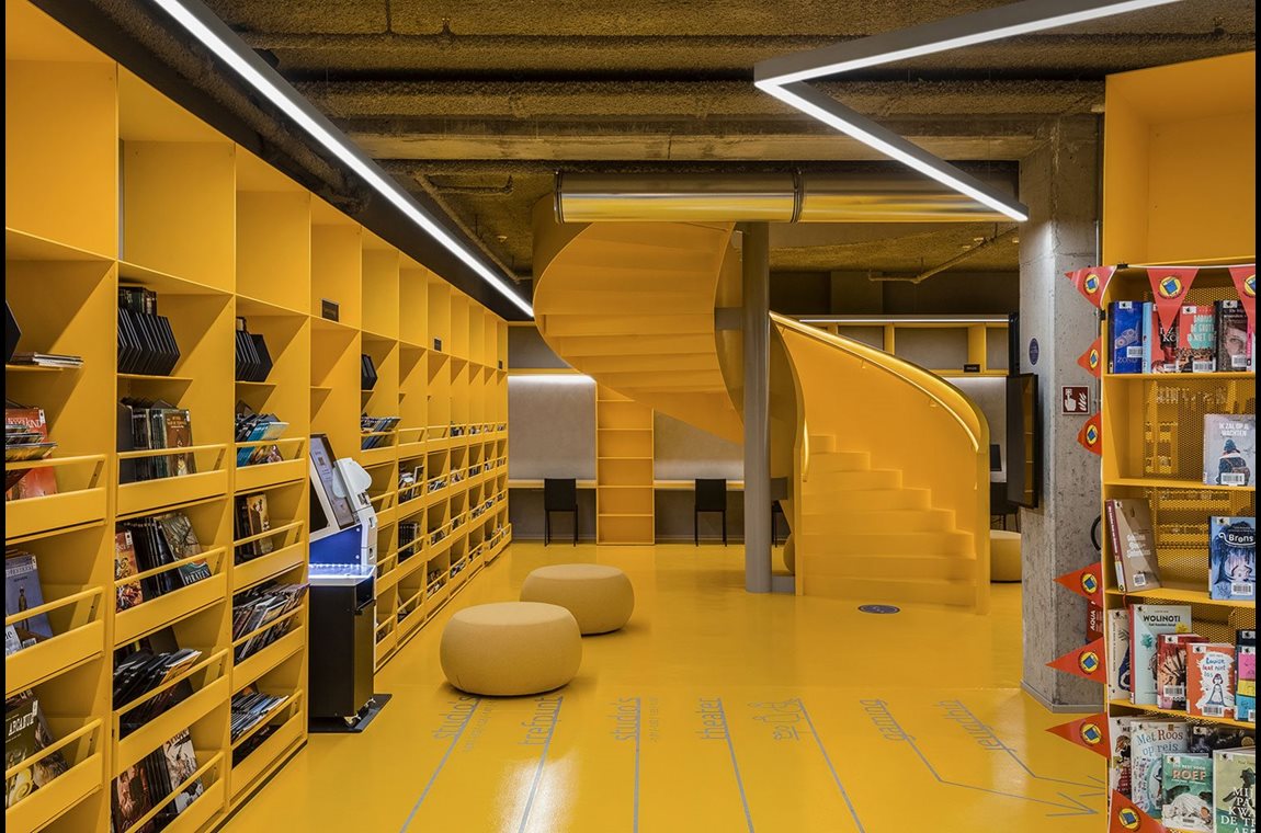 Aalter Bibliotek, Belgien - Offentligt bibliotek