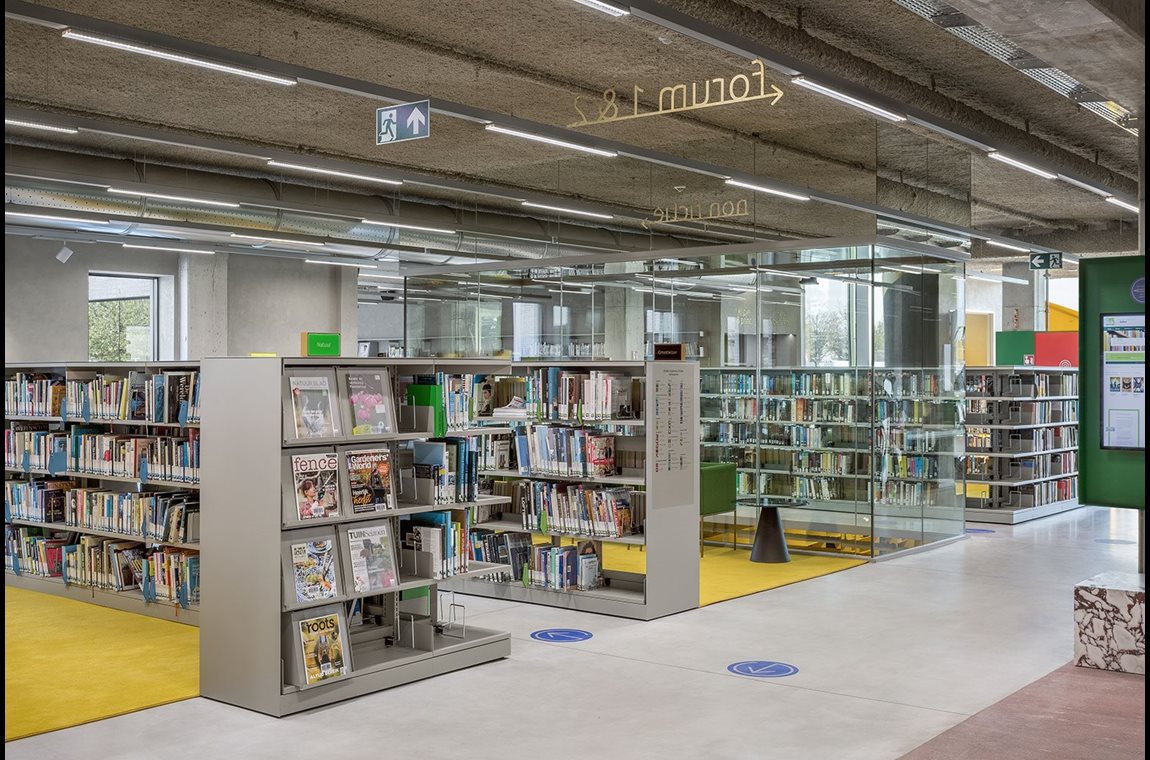 Bibliothèque municipale d'Aalter, Belgique - Bibliothèque municipale et BDP