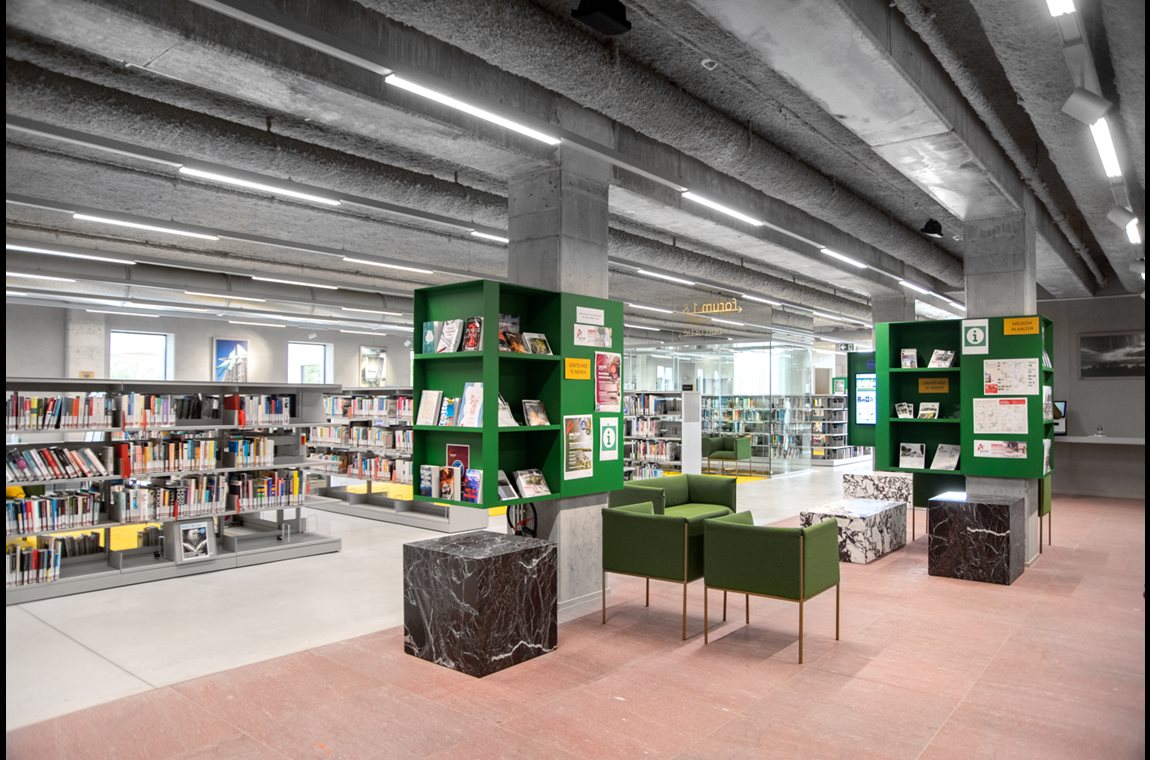 Bibliothèque municipale d'Aalter, Belgique - Bibliothèque municipale et BDP